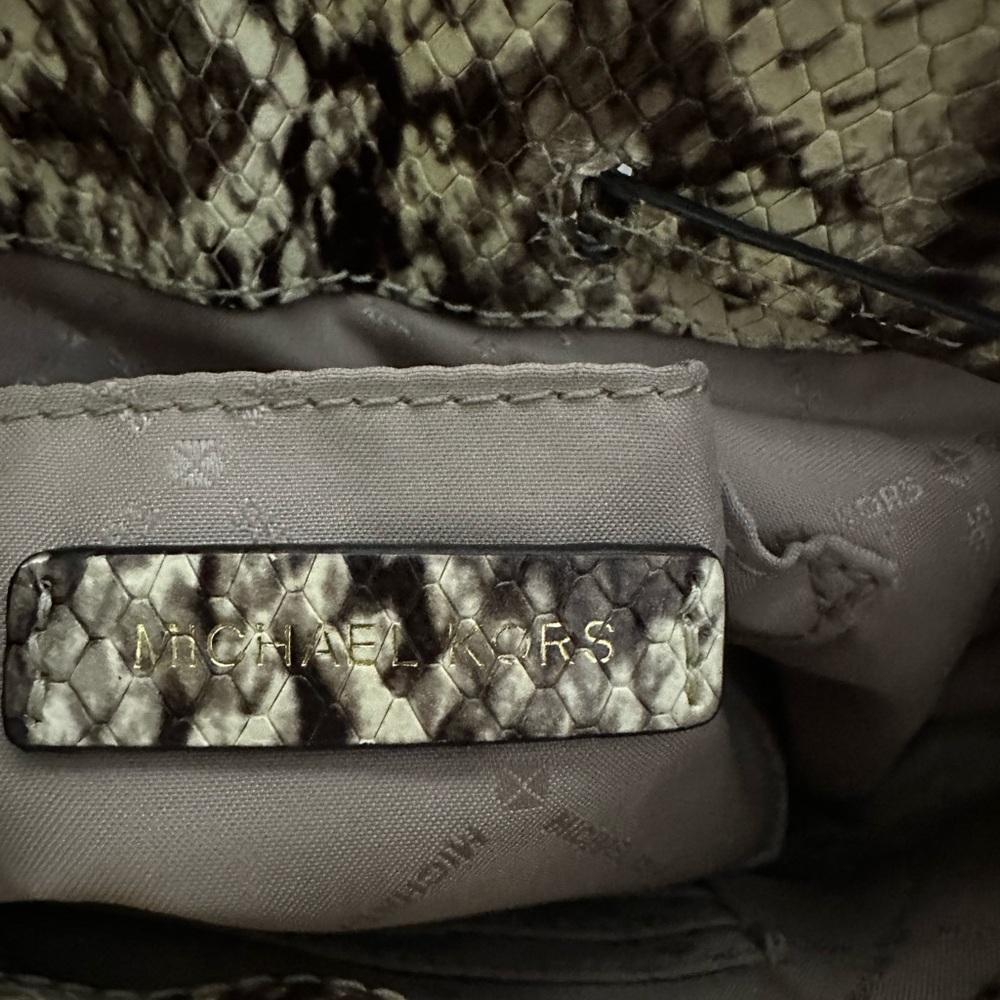 Michael Kors Suri Small Python Bucket Crossbody B… - image 6